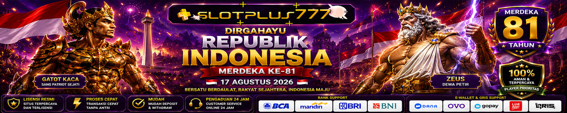 DIRGAHAYU REPUBLIK INDONESIA MAKIN NAMBAH GACORNYA